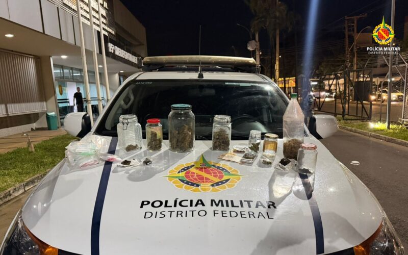Cheiro forte de maconha leva PMDF a prisão por tráfico em Ceilândia