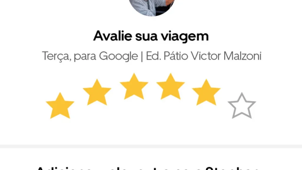 Uber libera avaliação de 6 estrelas exclusiva no Brasil