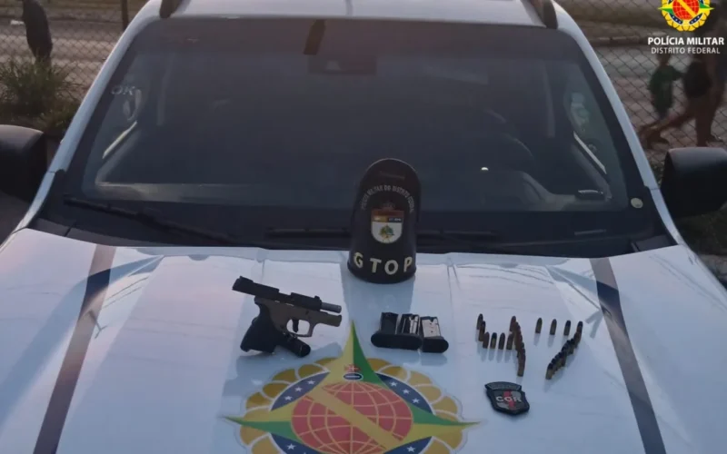 Motorista de app é preso após ameaçar passageira com arma no Recanto das Emas