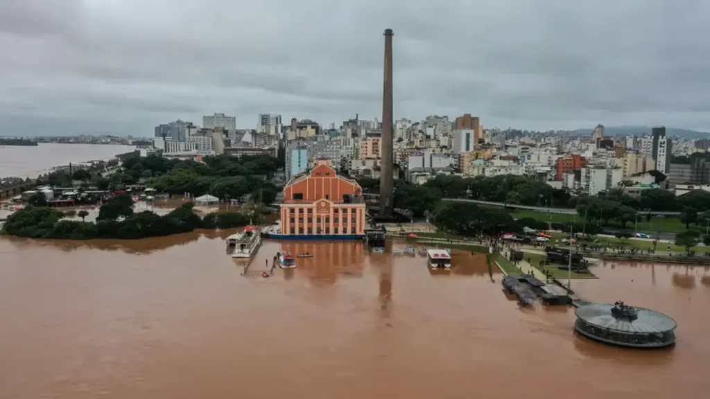 Rio Guaíba pode atingir cota de alerta até sexta-feira